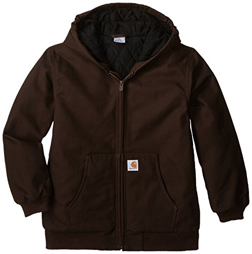 Carhartt Big Boys' Active Jacket, Mustang Brown, M(10-12)