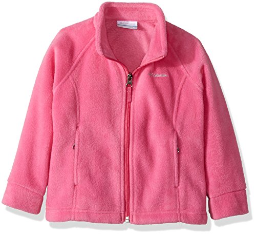 Columbia Little Girls' Benton Springs Fleece Jacket, Pink Ice, X-Small